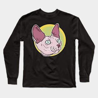 Sphynx Cat Long Sleeve T-Shirt